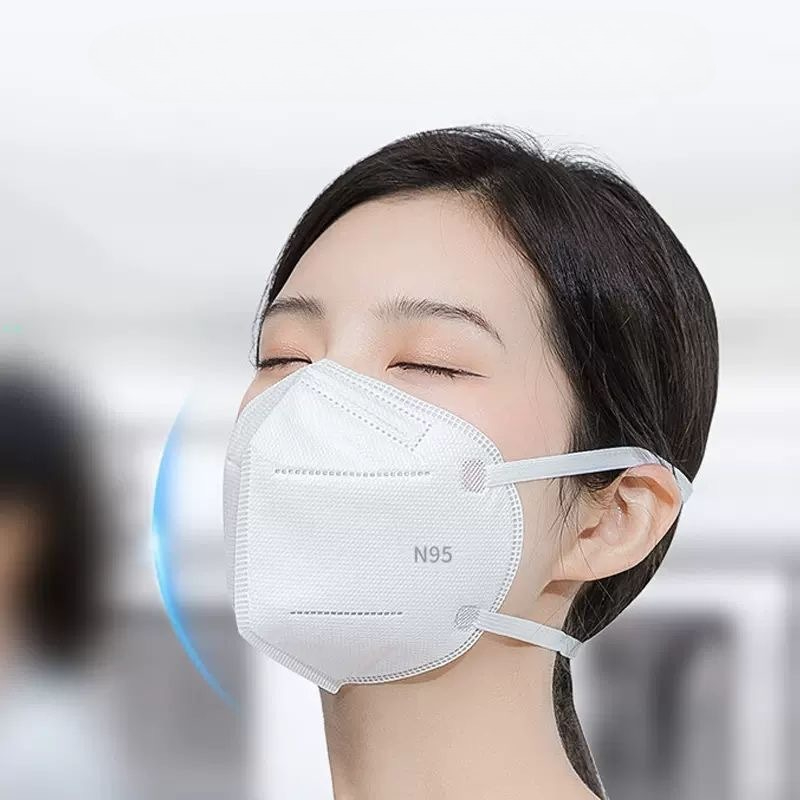 Kn95 Respirator Mask - 使い捨て KN95 レスピレーター 50 個ボックス 3D