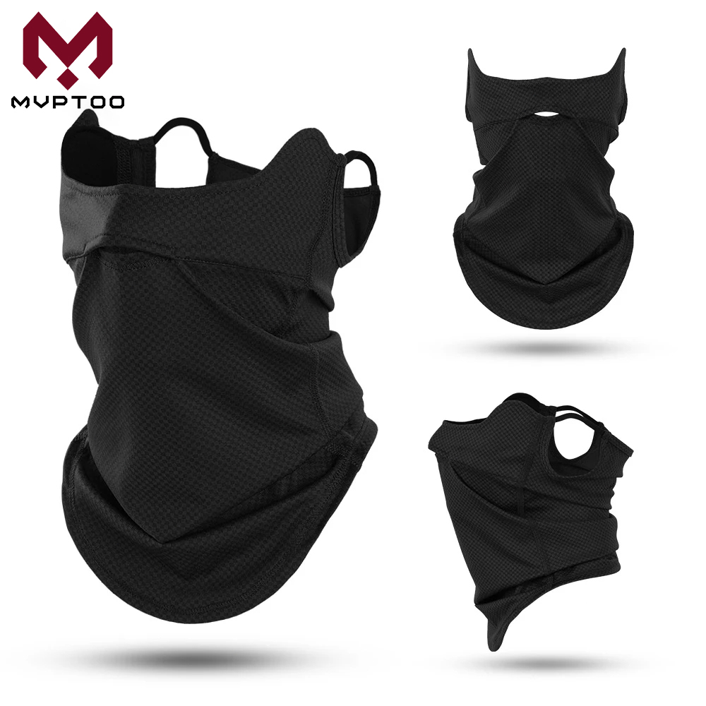 Sports Mask Breathable - UV保護付きの通気性のあるフェイスカバー,スポーツ,サイクリング,釣り,ハイキング,ランニング用の速乾性マスク付きのバンダナ