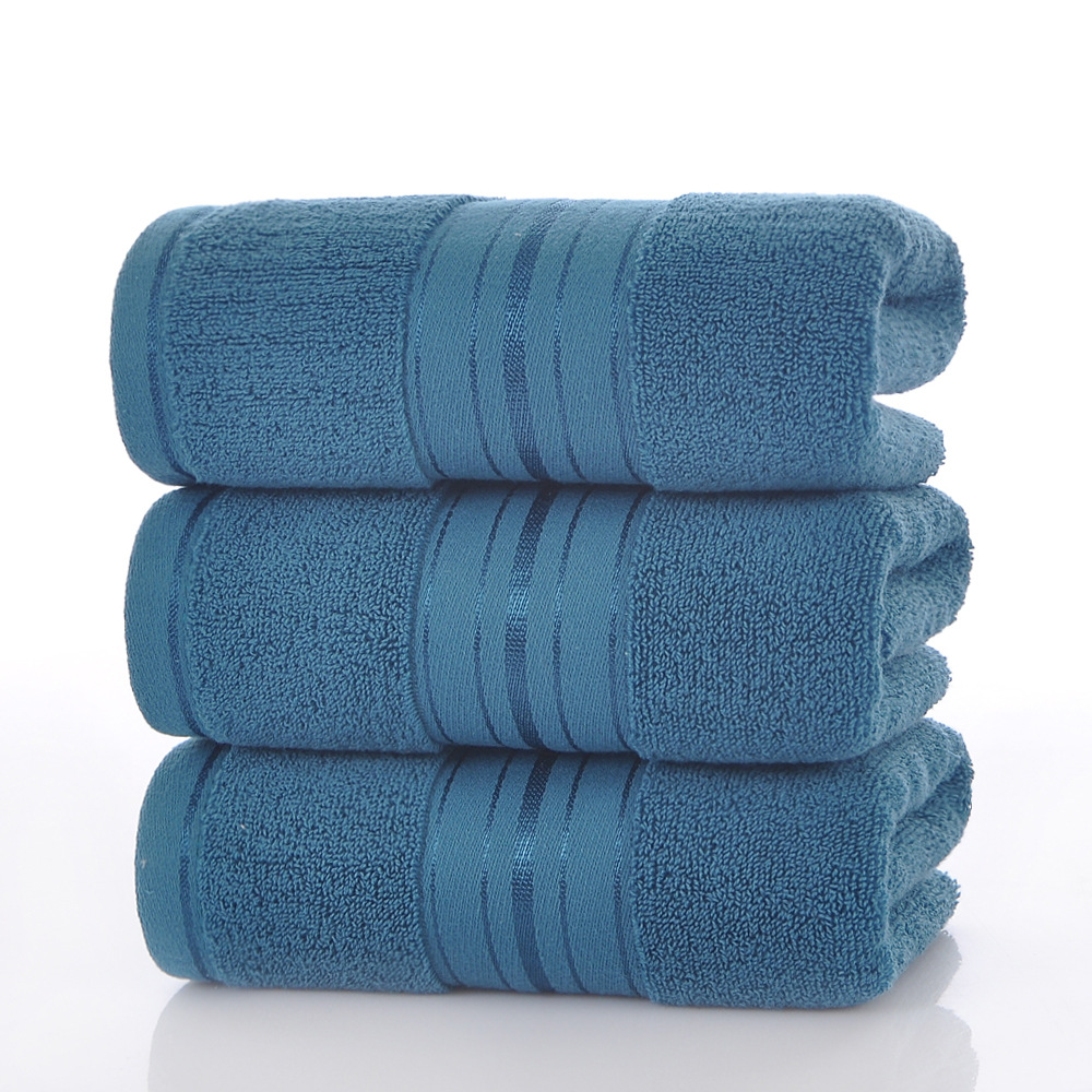 Cloth Face Mask Washable - ブルーコットンバスルームタオルセット - 1/2/3枚入り 50x100cm 厚手 吸水性抜群