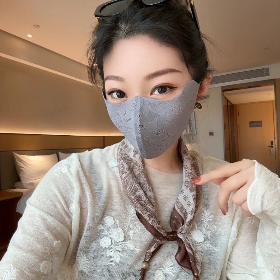 レースアイプロテクションマスク - 女性用の立体的で軽量、通 - Cloth Face Mask Washable のレビューと価格