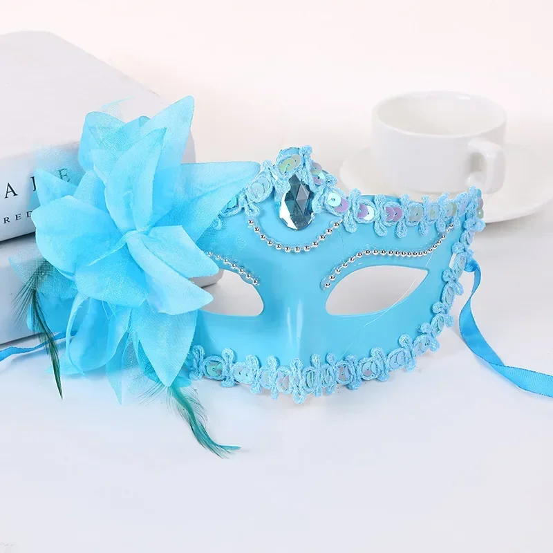 1 個ハロウィンプリンセスハーフフェイスマスク仮面舞踏会ボー - Respirator Half Face のレビューと価格