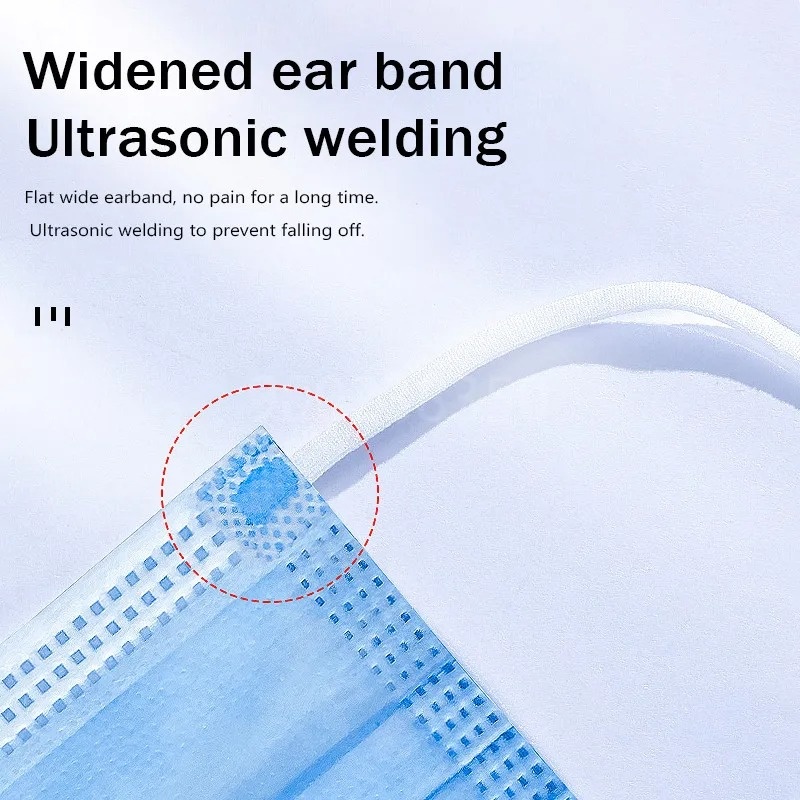 50-500 個使い捨て大人用個別パッケージマスクフィルター - Disposable Mask Blue のレビューと価格