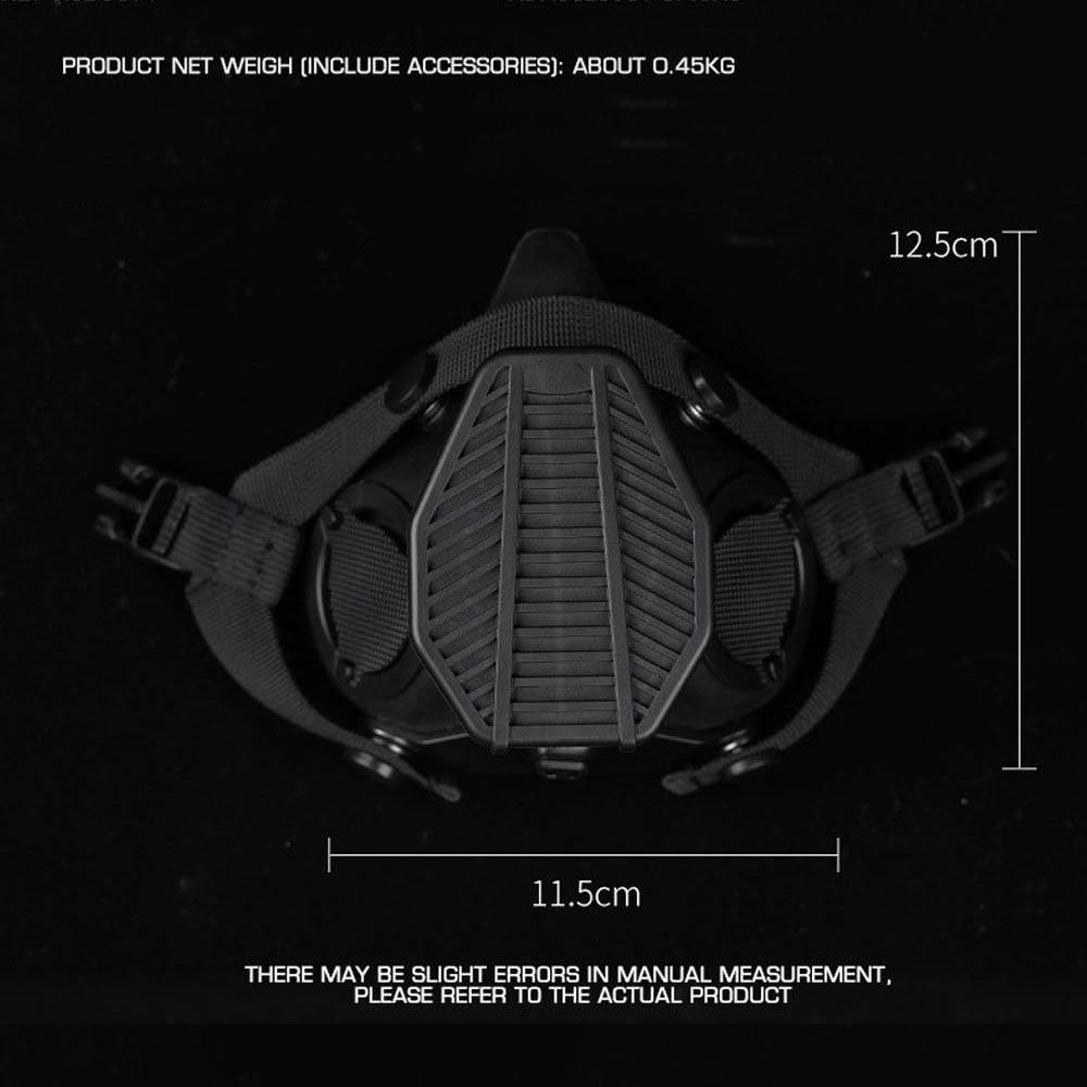特別な戦術的な呼吸器ガスマスク通信バージョン屋外狩猟戦闘エア - Respirator Half Face のレビューと価格