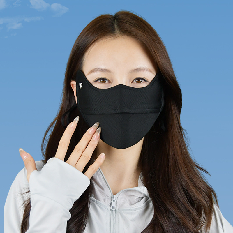 春夏用バードアイクロスフェイスマスク、紫外線防止フェイスマス - Cloth Face Mask Washable のレビューと価格