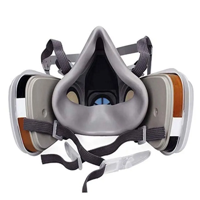 7in1 ガス防護ハーフフェイスマスク、6001、2091、 - Respirator Half Face のレビューと価格