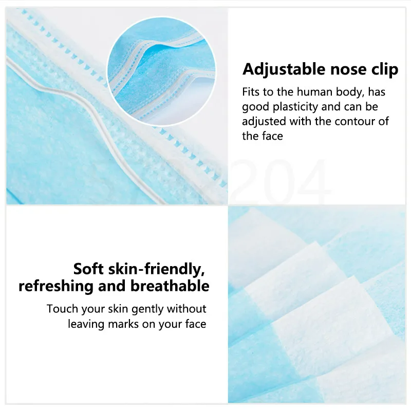 100/200 個ニパウイルス個人保護用使い捨て 3 層医療 - Disposable Surgical Mask のレビューと価格