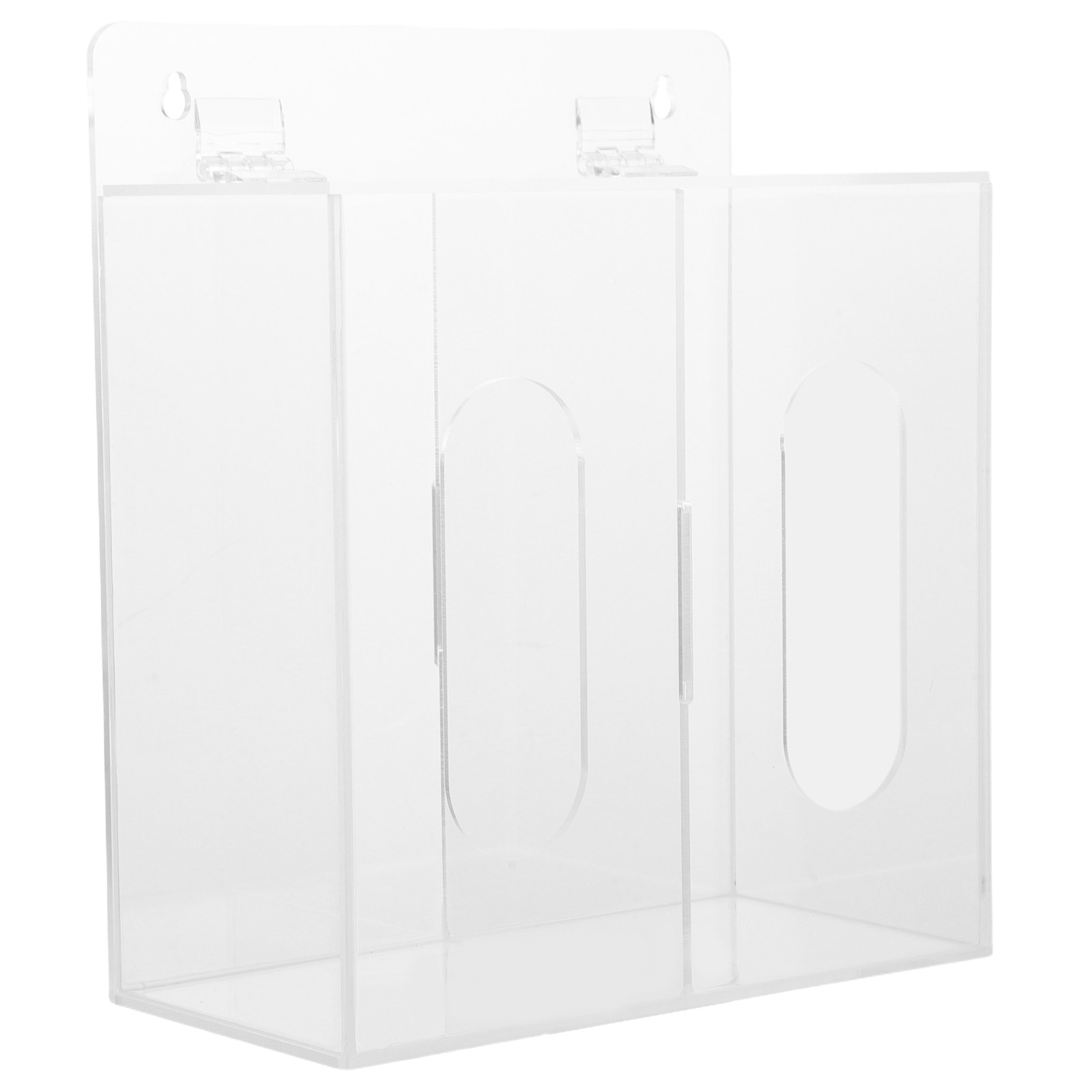 透明アクリル製マスク収納ボックス、二層構造、防塵フリップ蓋、 - Face Mask Storage Box のレビューと価格