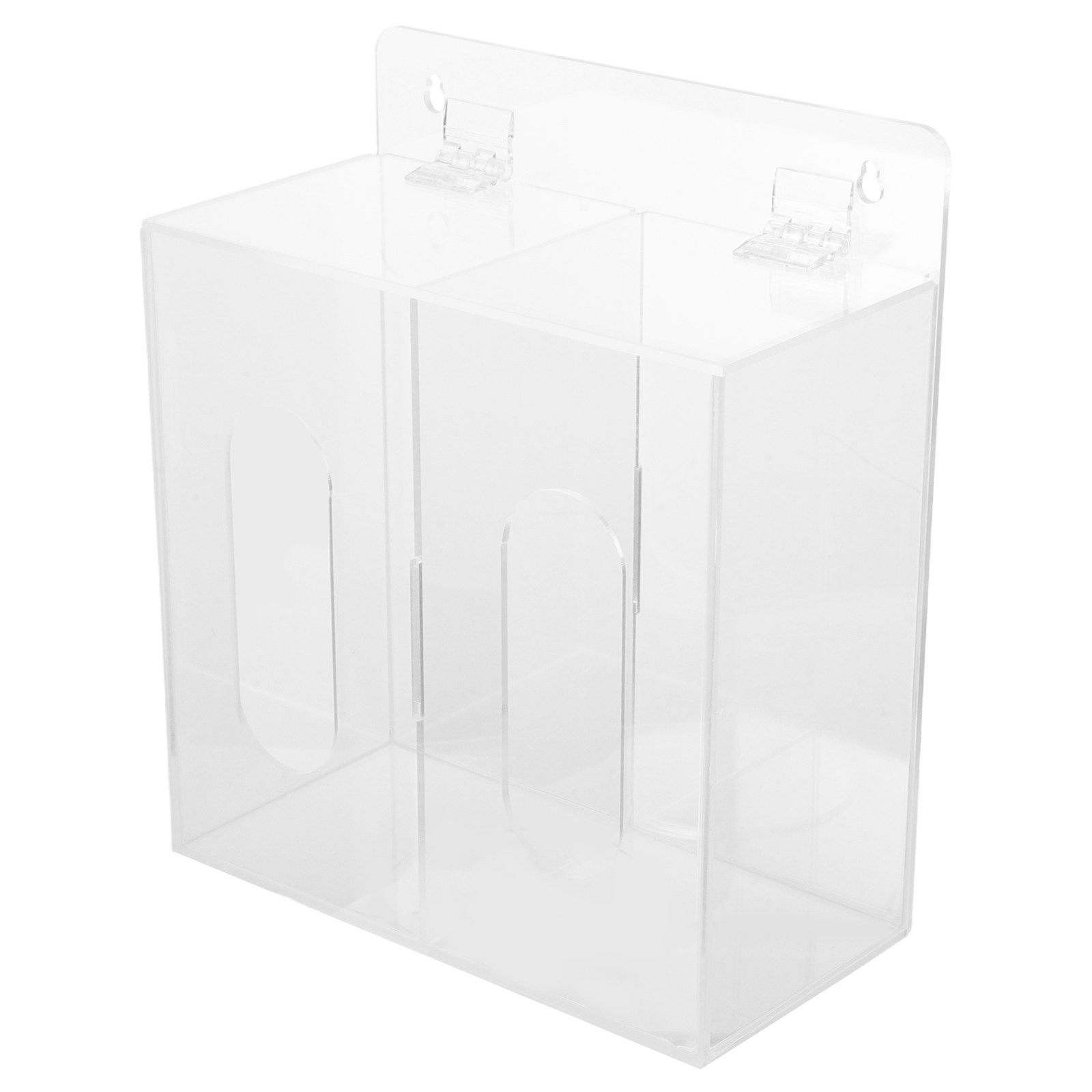 透明アクリル製マスク収納ボックス、二層構造、防塵フリップ蓋、 - Face Mask Storage Box のレビューと価格