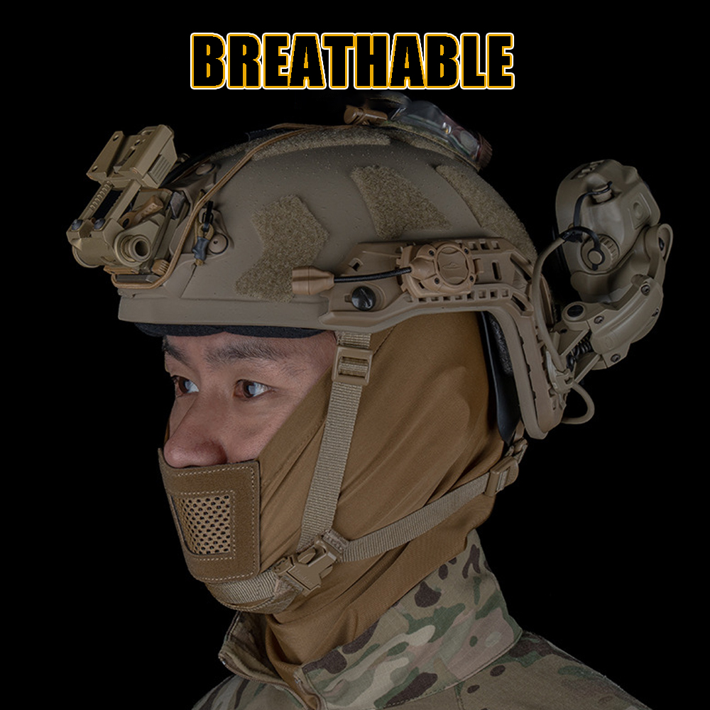 タクティカル バラクラバ スチール メッシュ マスク エアソ - Respirator Half Face のレビューと価格