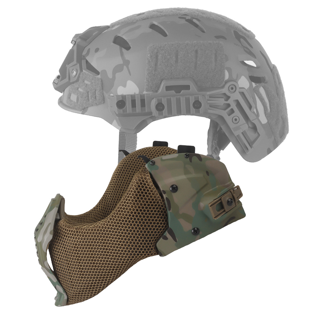 戦術的な 3.0 ウェンディヘルメットハーフフェイスマスクヘ - Respirator Half Face のレビューと価格