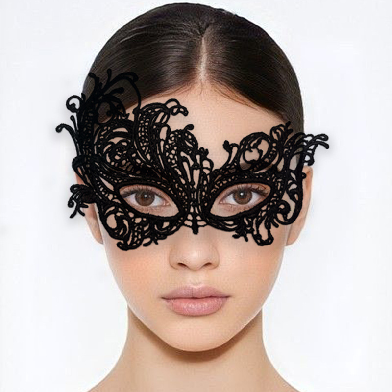 セクシーな女性用レース中空マスカレードマスク、カーニバル、ハ - Respirator Half Face のレビューと価格