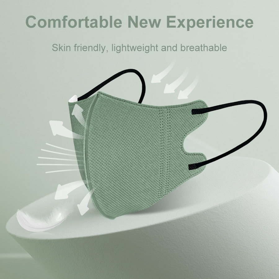 男性と女性のための通気性のあるフィルターフェイスマスク,防塵 - Kn95 Respirator Mask のレビューと価格