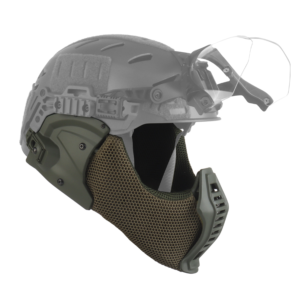 タクティカルチームウェンディ 3.0 ヘルメットマウスガード - Respirator Half Face のレビューと価格