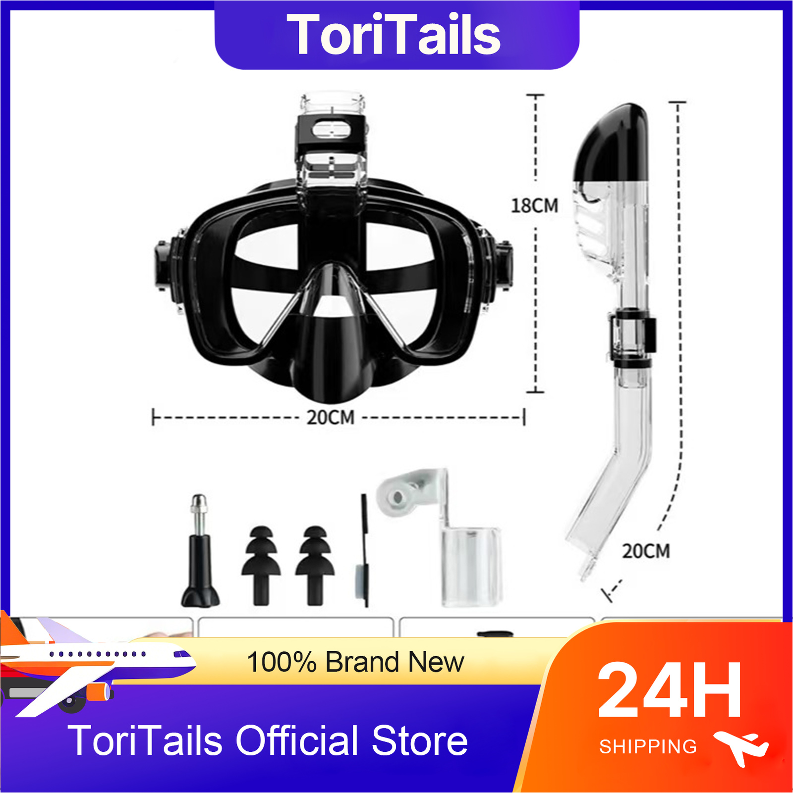 水中シュノーケリングハーフフェイスマスク子供用スイミングマス - Respirator Half Face のレビューと価格