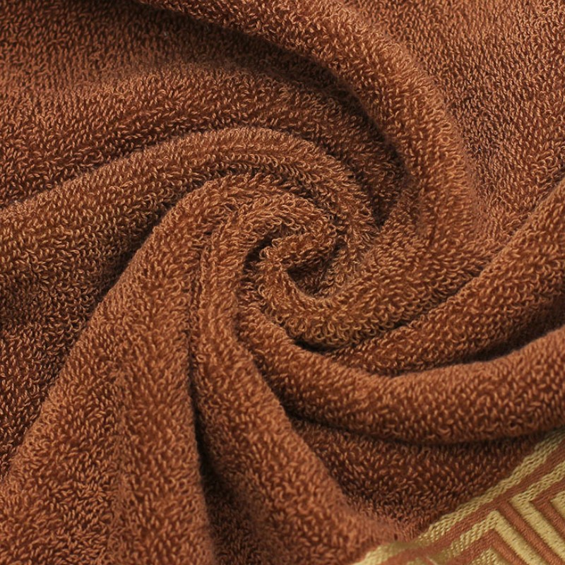 1/4/6 個ブラウンコットンタオル 34x74cm/70x - Cloth Face Mask Washable のレビューと価格