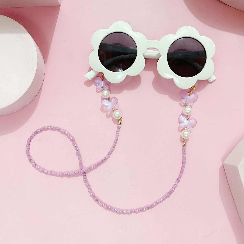 調節可能なサングラスストラップ、滑り止め読書用メガネ、蝶とパ - Mask Lanyard Adjustable のレビューと価格
