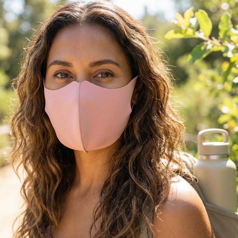 新しい通気性のあるアイスシルクマスク洗える抗紫外線日焼け止め - Kids Face Mask のレビューと価格