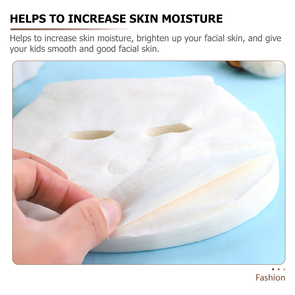 100枚入り キッズフェイスマスクシート 低刺激性不織布使い - Kids Face Mask のレビューと価格
