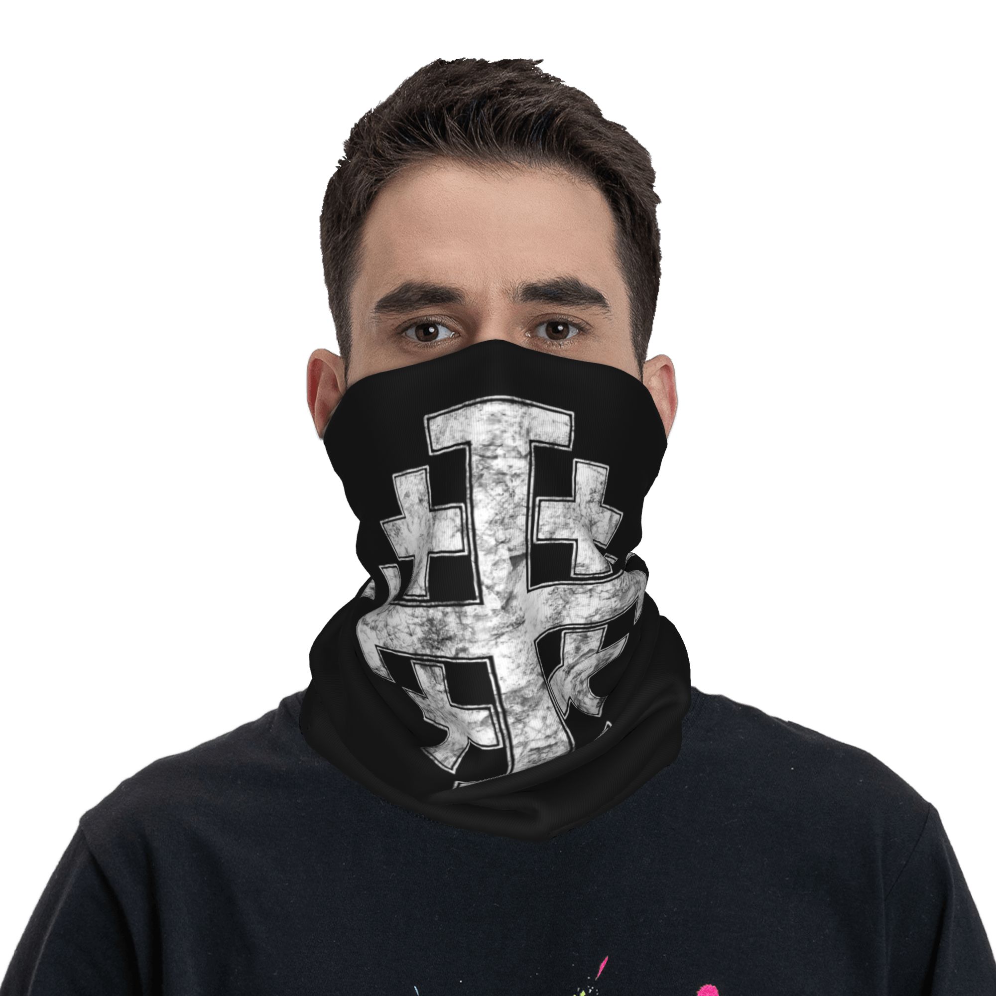 騎士エルサレムクロスクリスチャンバンダナネックカバーバラクラ - Neck Gaiter Face Cover のレビューと価格
