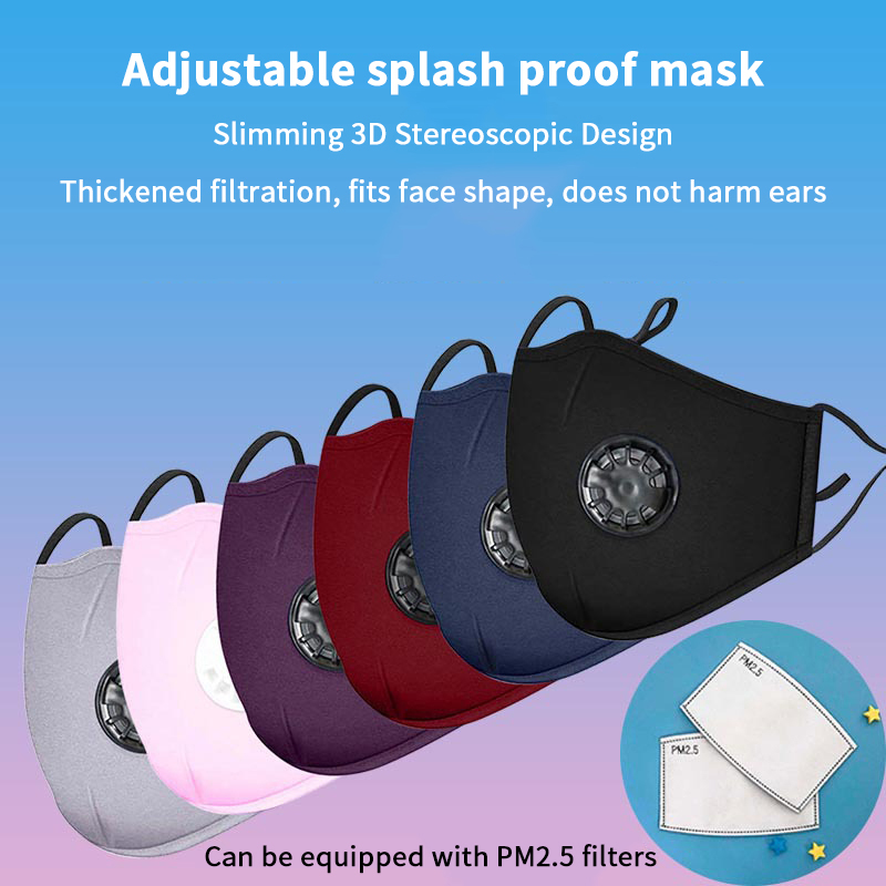 汚染防止 PM2.5 防塵マスク 洗って再利用可能 プラグイ - Cloth Face Mask Washable のレビューと価格